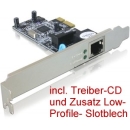 PCIe Gigabit Lan 1x DeLock